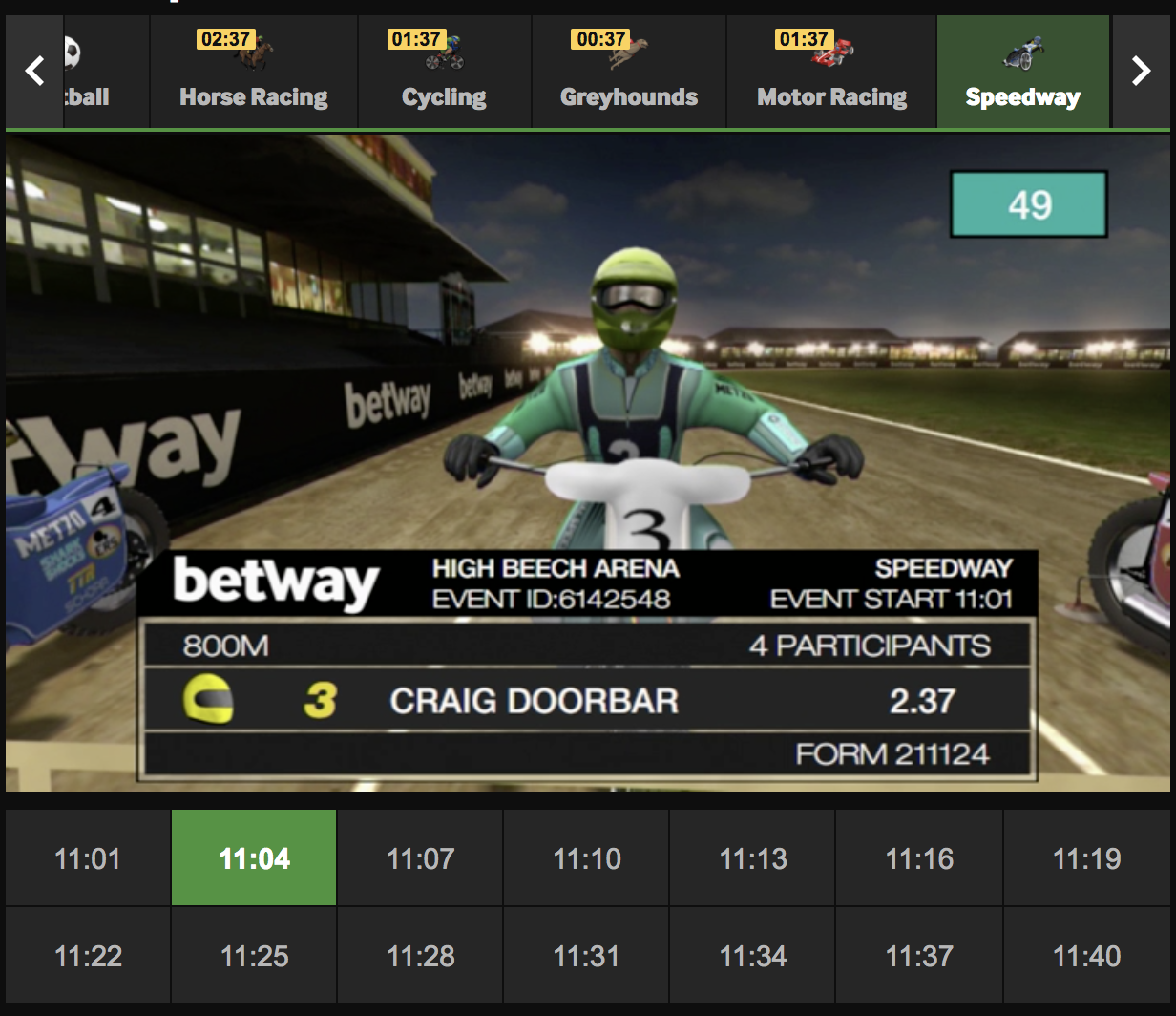 What is the Most Realistic of Betway’s Virtual Sports Services?