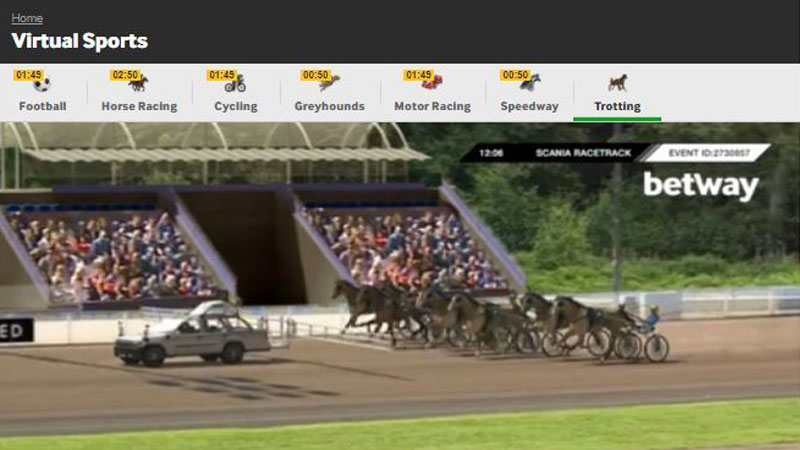 Virtual horse racing Trotting