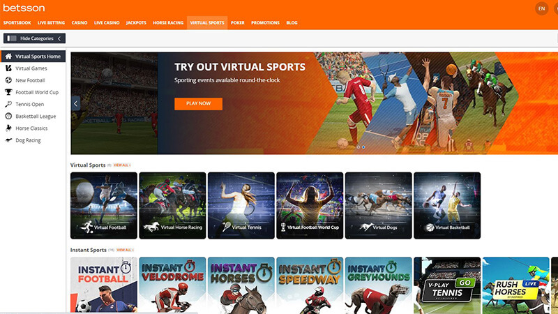 Betsson Virtual Sports