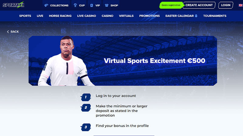Sportaza Review Virtual Sports 